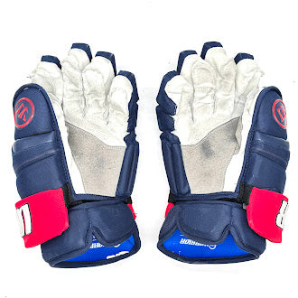 Warrior Covert - Gant Pro Stock d'occasion (rouge/bleu marine)